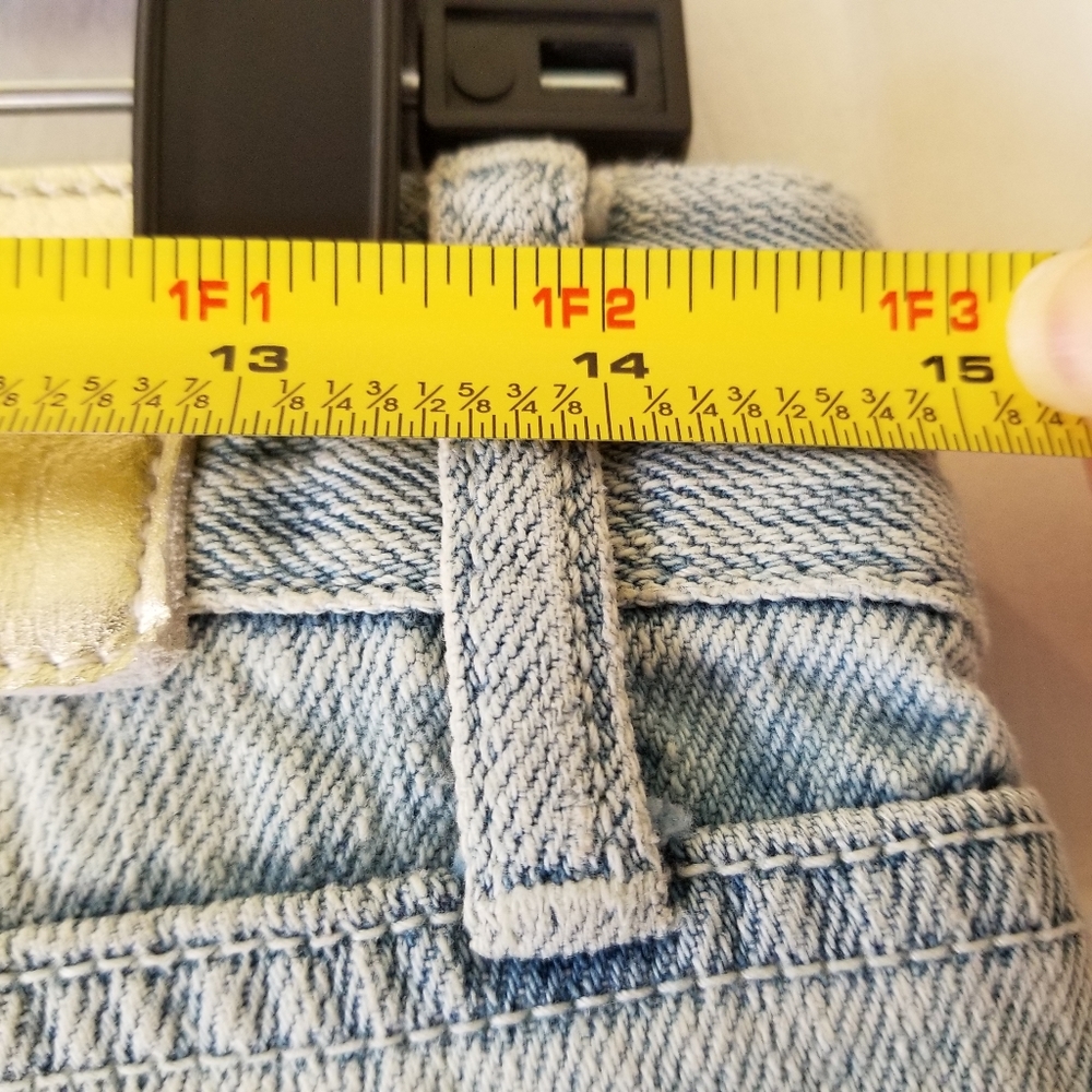 VS PINK denim bling sequin slim straight jeans - Picture 12 of 16